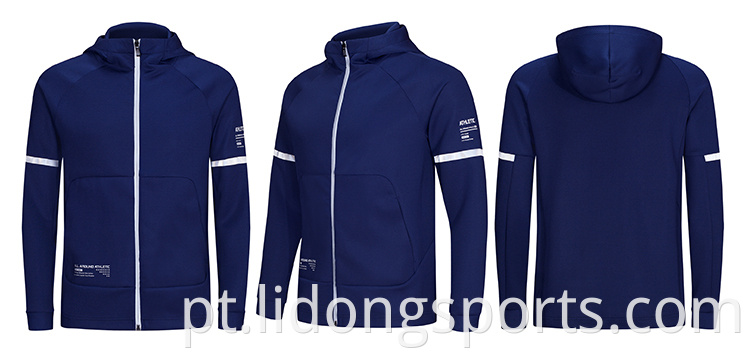 China Factory OEM listrado de algodão tracksuit personalizado logotipo masculino